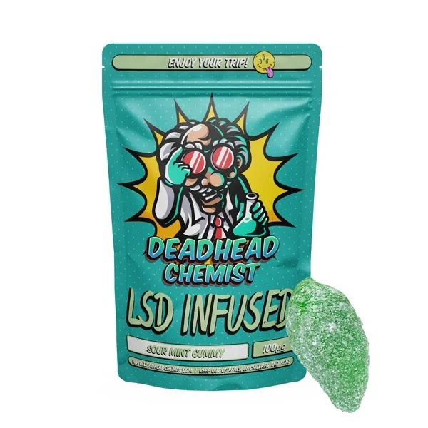 Buy LSD Edible 100ug Sour Mint Gummy Deadhead Chemist