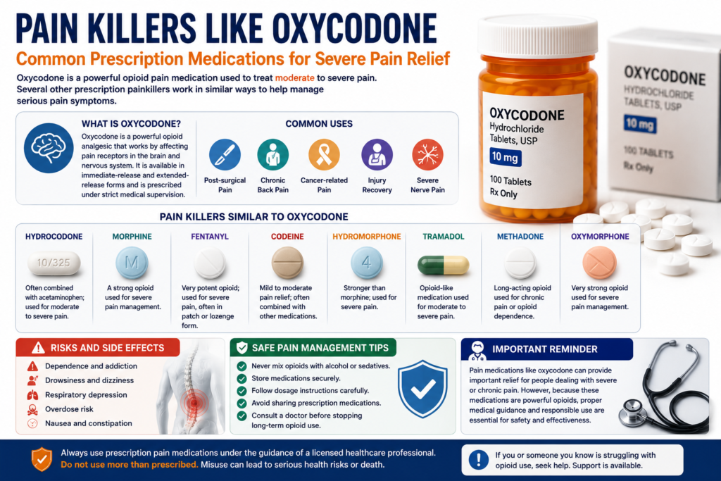 Pain Killers Like Oxycodone
